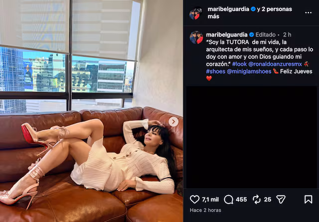 Maribel Guardia mensaje en instagram sobre tutela nieto