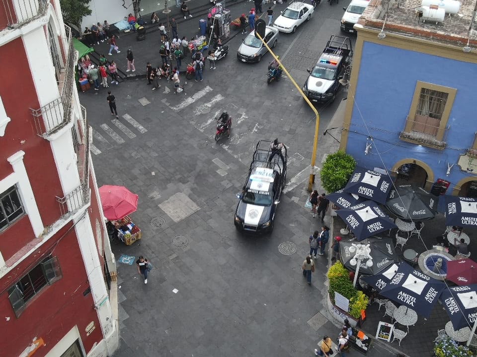 Elementos de la SEPRAC y fuerzas federales coordinan recorridos de vigilancia metropolitana.
