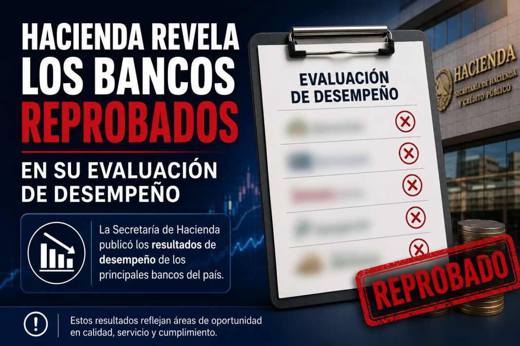 Hacienda revela bancos reprobados